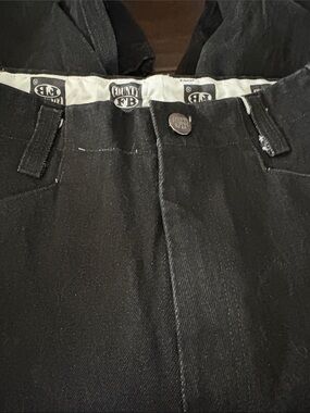 FB County Black High-Waist Pants